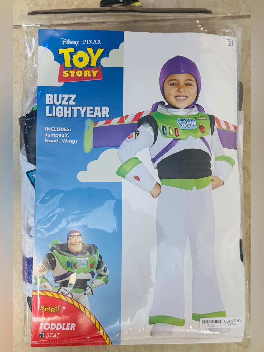 Toy Story Toddler Buzz Lightyear Costume - Picture 2 of 7